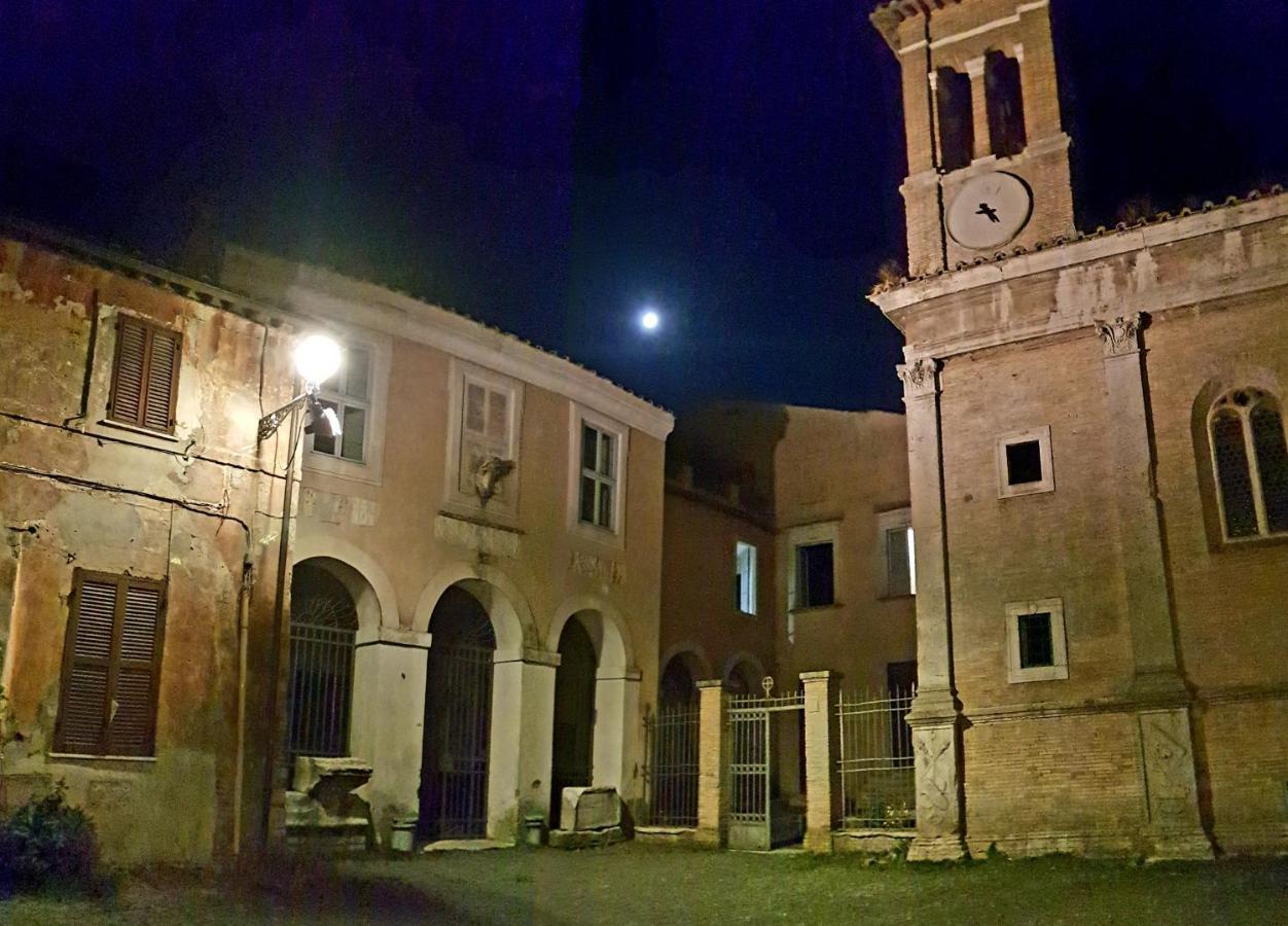 La Casa Nel Castello Villa Ostia Antica Bagian luar foto