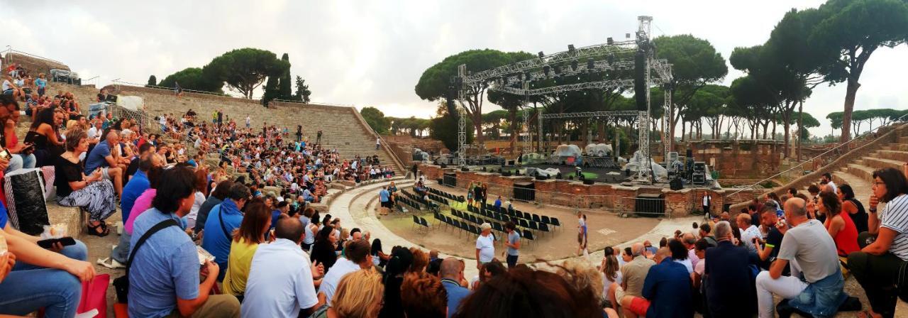La Casa Nel Castello Villa Ostia Antica Bagian luar foto
